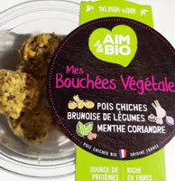 Bouchées végétales pois chiches légumes