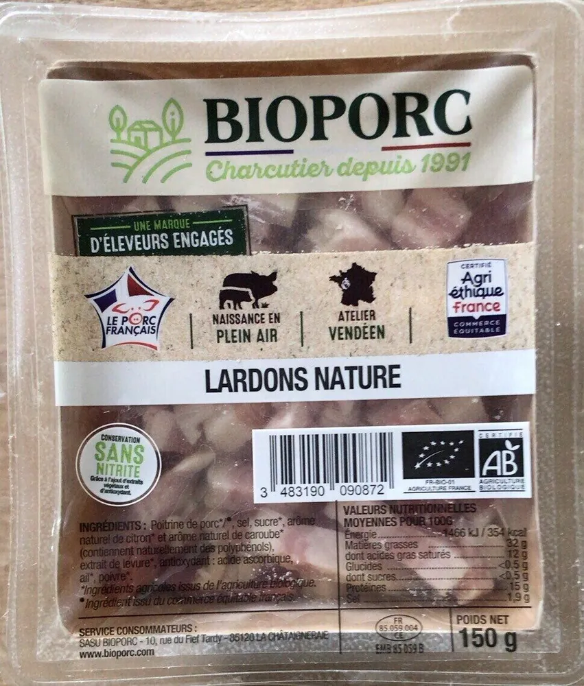 Lardon nature