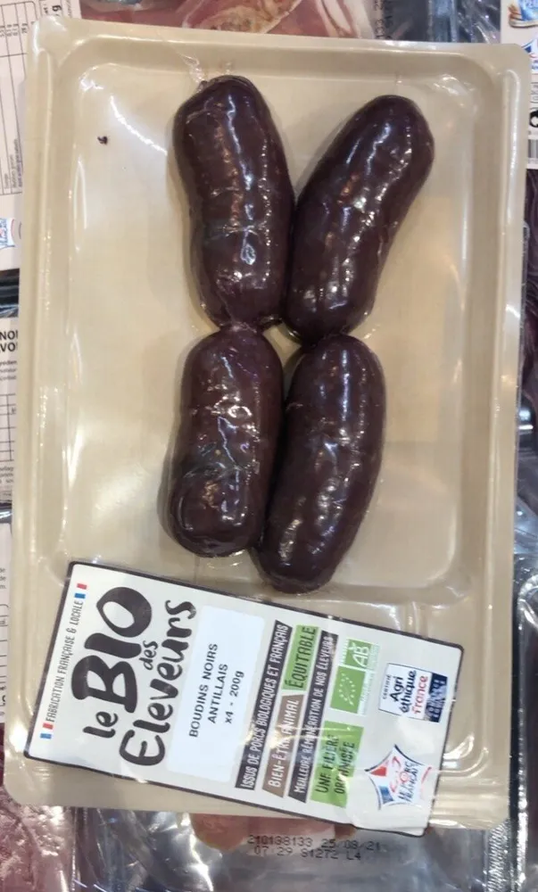 Boudins noirs antillais
