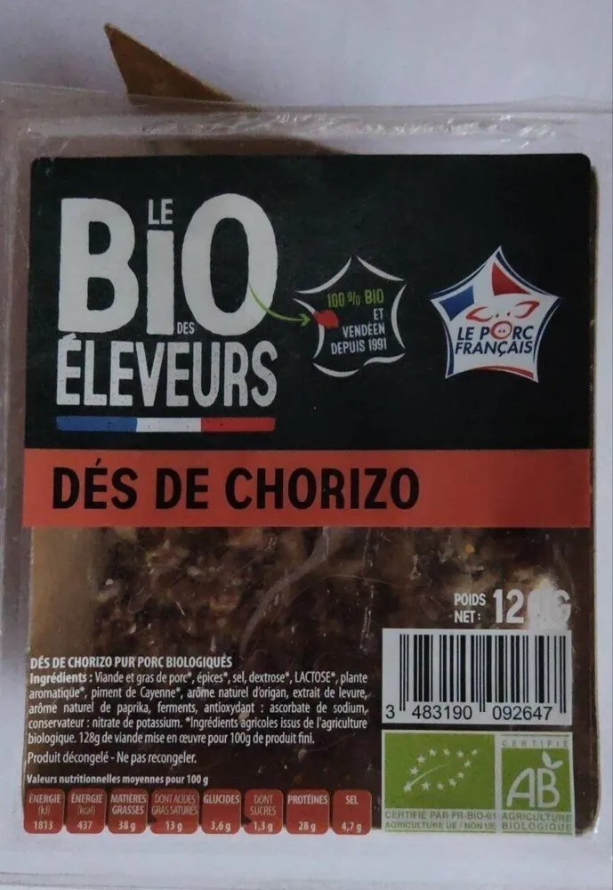 Dès de chorizo