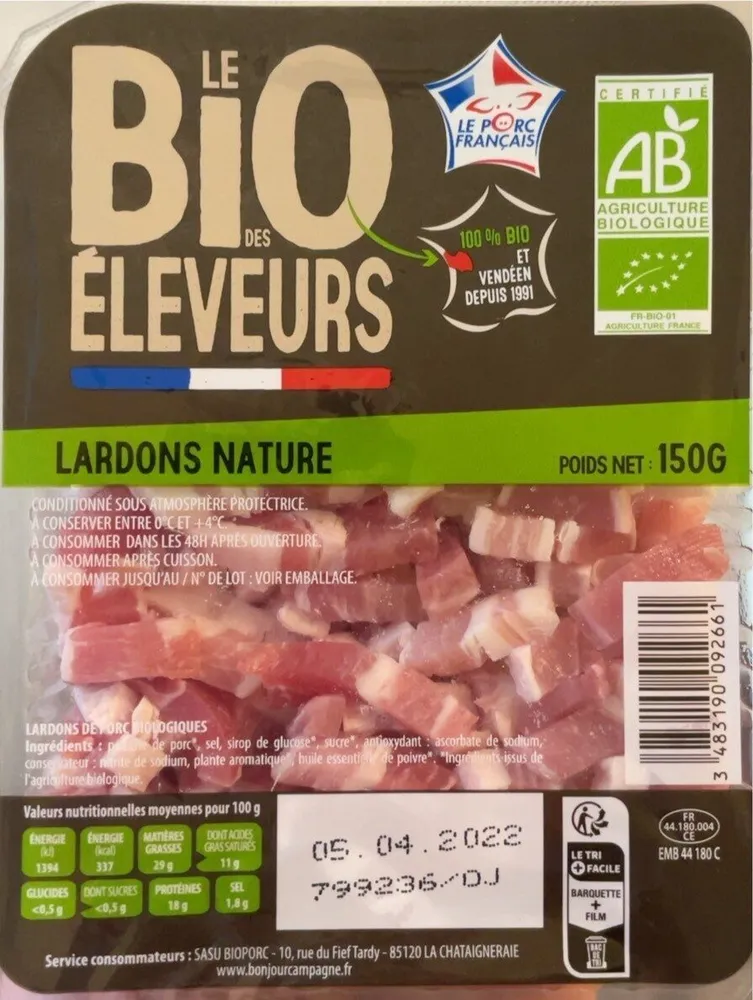 Lardons nature