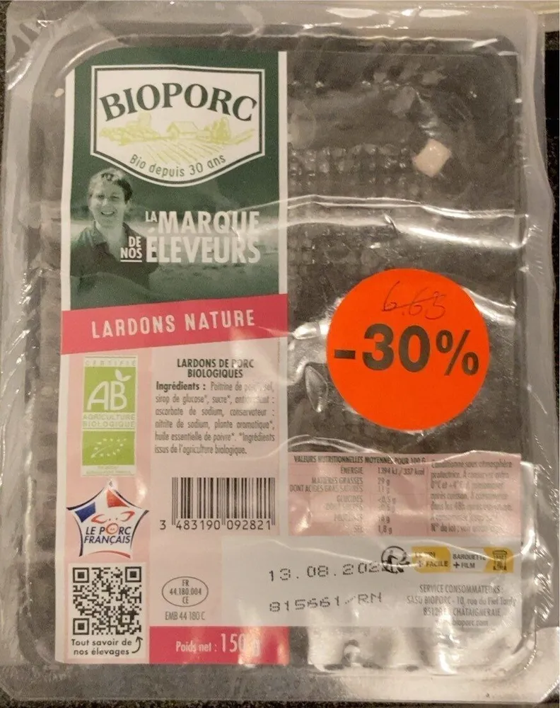 Lardons natures