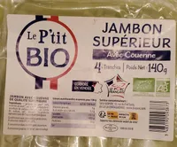 Jambon supérieur avec couenne