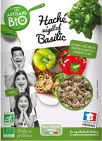 Haché végétal cuisiné au basilic