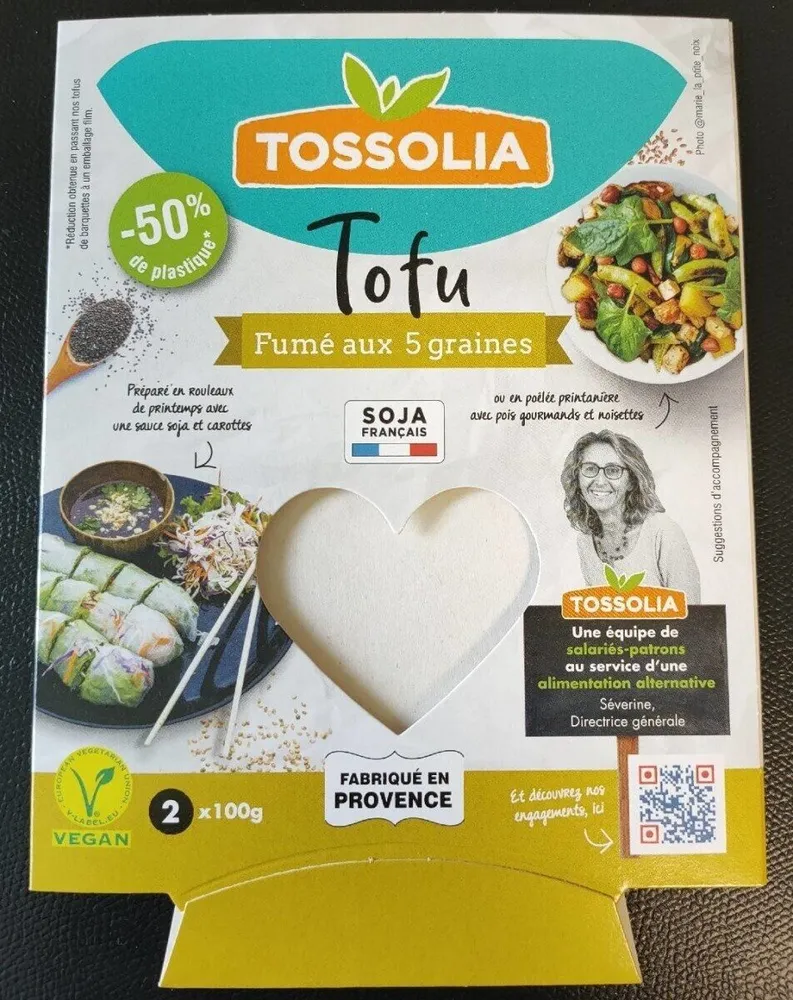 Tofu Fumé aux 5 graines