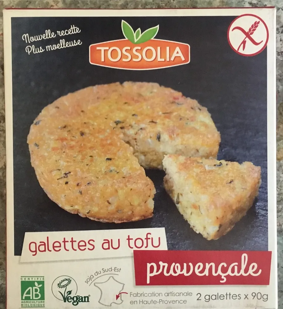 2X90G Galettes au tofu provençale