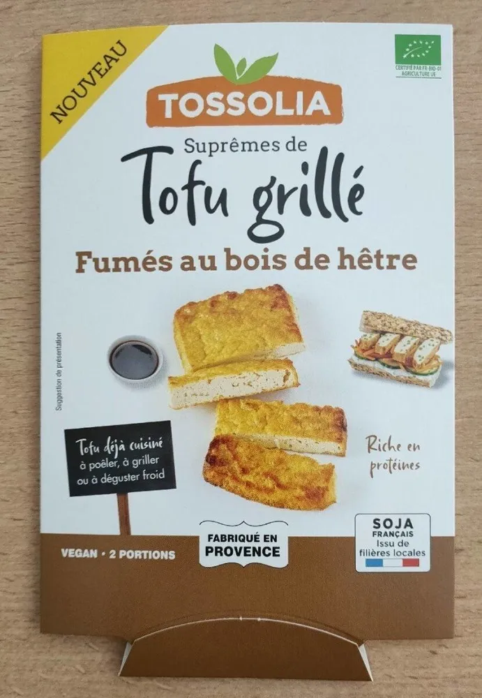 Suprêmes de tofu Fumés au bois de hêtre