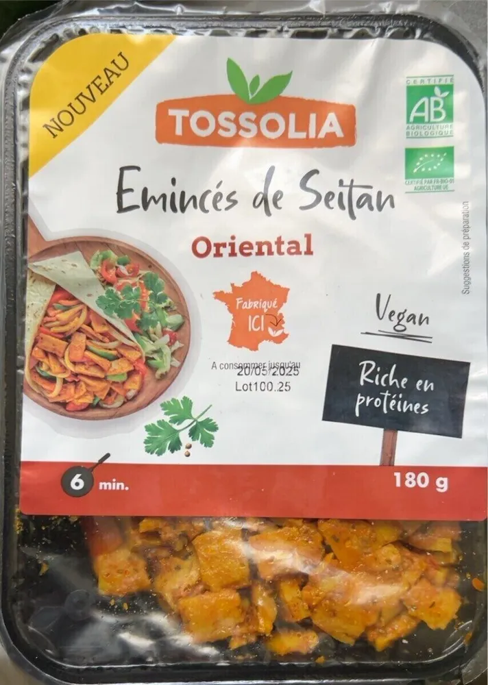 Emincés de Seitan Oriental