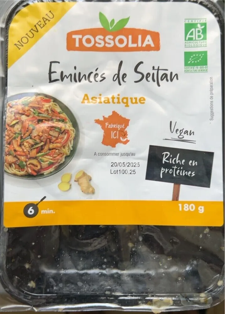 Emincés de Seitan Asiatique