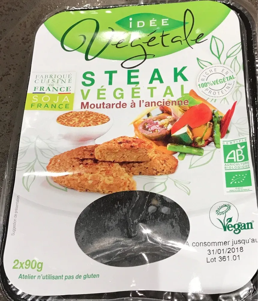 Steak Végétal - moutarde à l'ancienne