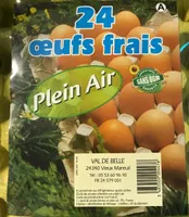Oeufs par 24 calibre moyen