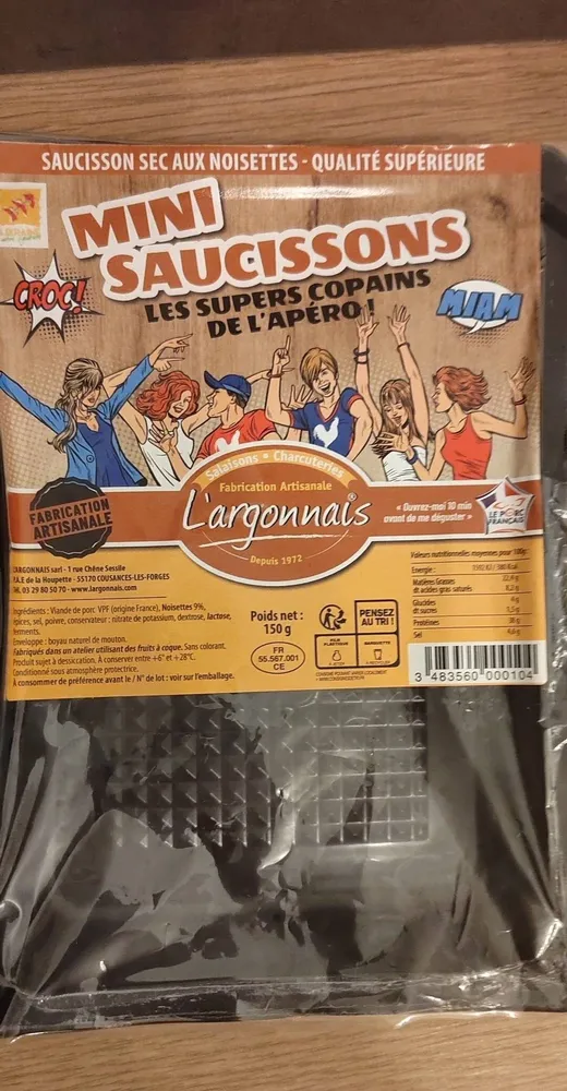 L'argonnais - Mini saucissons