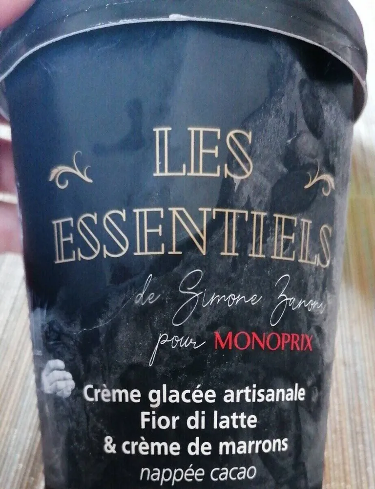 Creme glacée artisanale for Di latte et crème de marrons