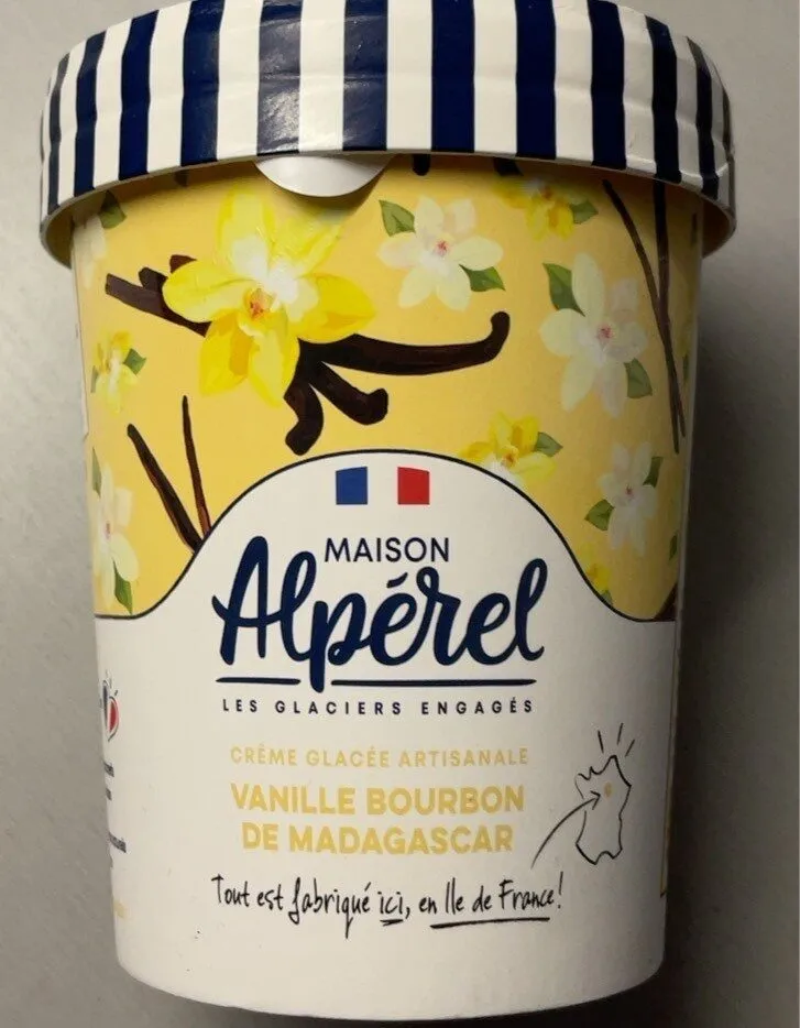 Glace vanille de Madagascar