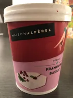Sorbet framboise basilic