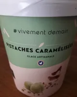 Glace artisanale - Pistaches caramélisées