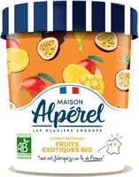 Sorbet artisanal fruits exotiques