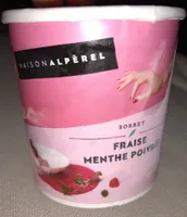 Sorbet Fraise Menthe Poivrée