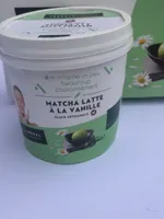 Glace artisanale Matcha Latte à la vanille