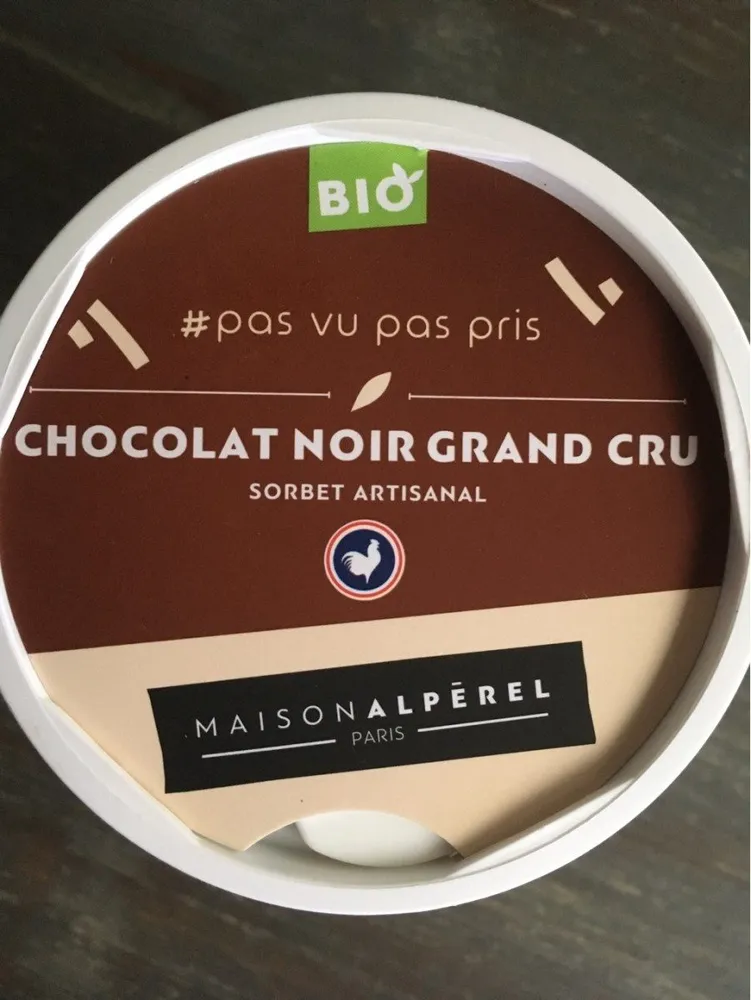 Sorbet chocolat noir grand cru