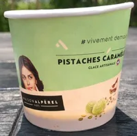 Glace artisanale Pistaches Caramélisées