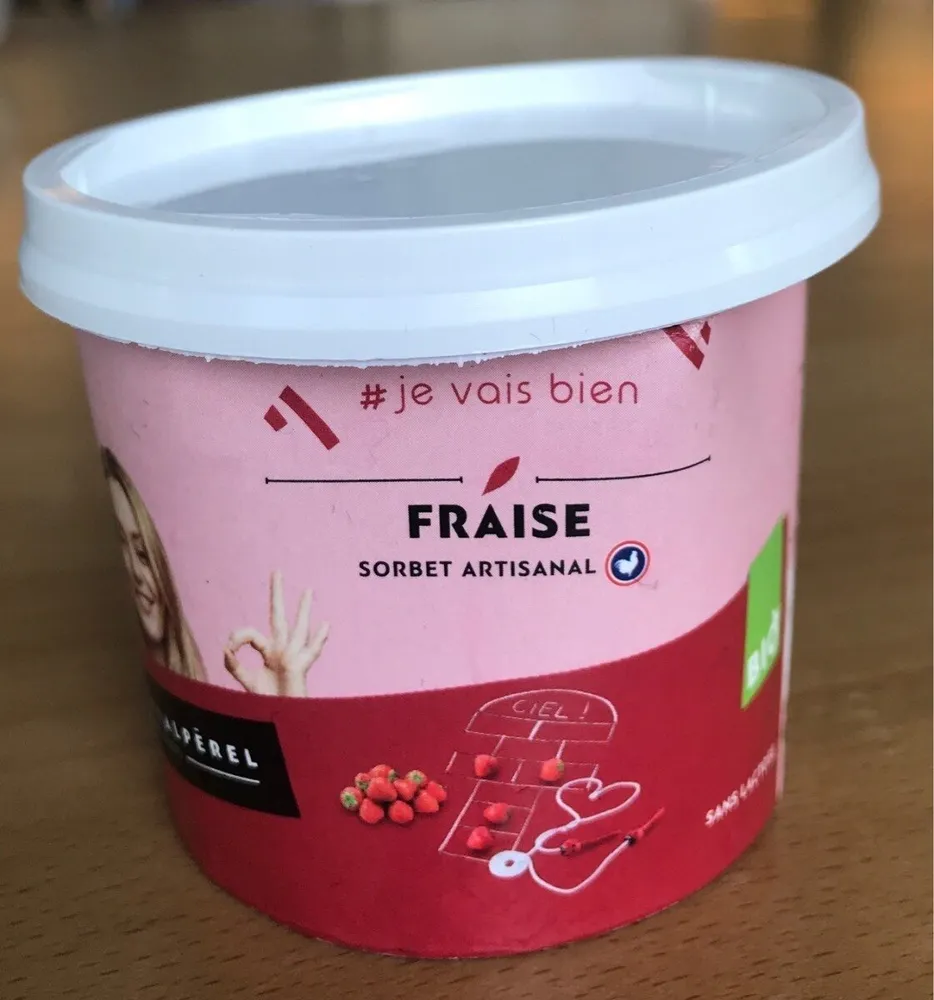 Glace a la fraise