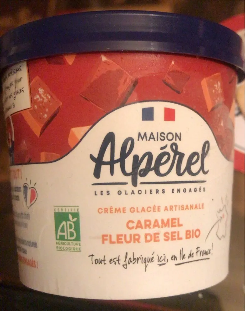 Crème glacée caramel fleur de sel