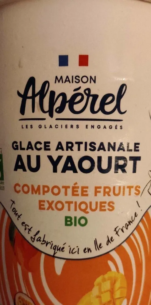 Glace artisanale au yaourt