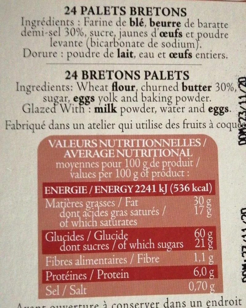 Palet les gourmandes