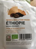 Cafe Ethiopie Moka Sidamo Arabica Filtre