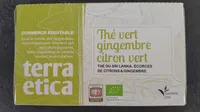 The Vert Gingembre Citron Vert 20 Infusettes Bio