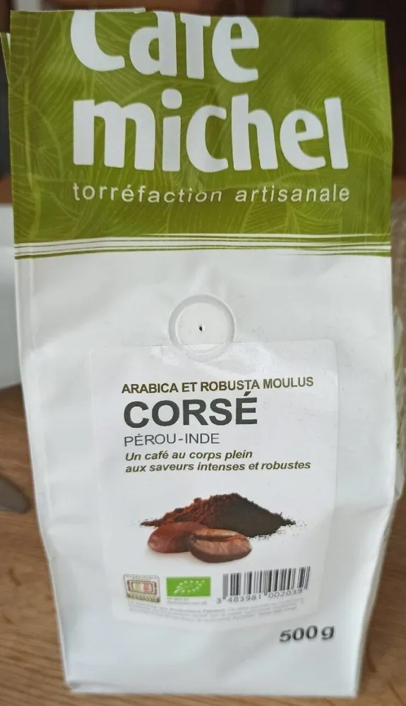 Café - Corsé Arabica et robuste moulus