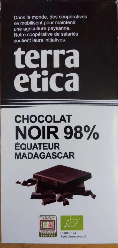 Chocolat noir 98%