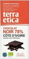 Chocolat noir 78% Côte d'Ivoire