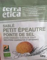 Sablé petit épeautre pointe de sel