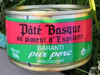 Paté basque au piment d'espelette