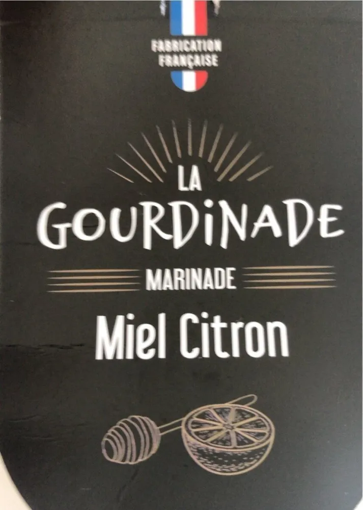 Marinade Miel Citron