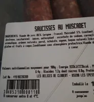 Saucisses au muscadet