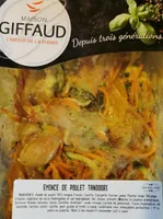 Émincer de poulet tandoori