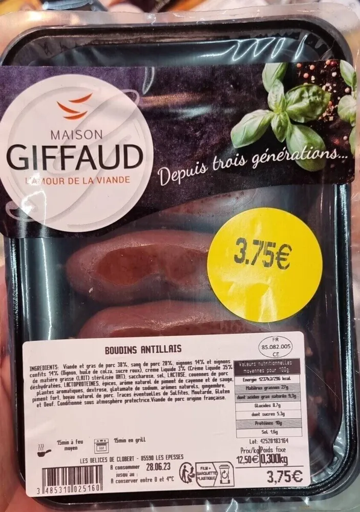 Boudins antillais