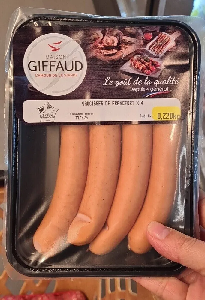 Saucisses de Francfort