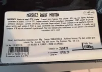 Merguez bœuf mouton