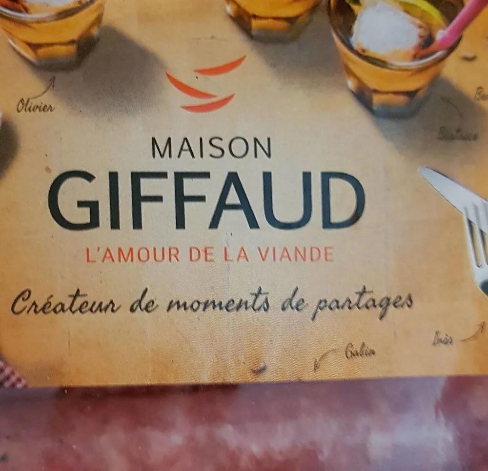 Maison GIFFAUD assortiment