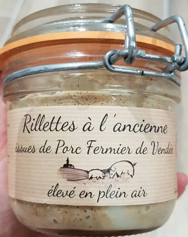 Rillettes à l'ancienne issues de Porc Fermier de Vendée