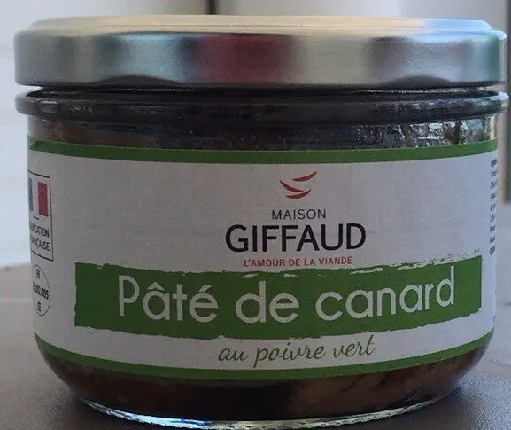 Pâté de canard au poivre vert