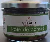 Pâté de canard au poivre vert