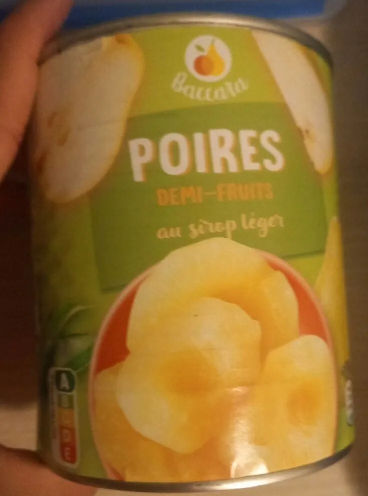Poires au sirop