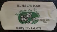 Beurre cru doux