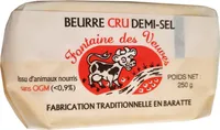 Beurre cru sel Fontaine des veuves