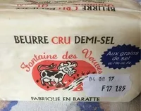 Beurre cru demi-sel
